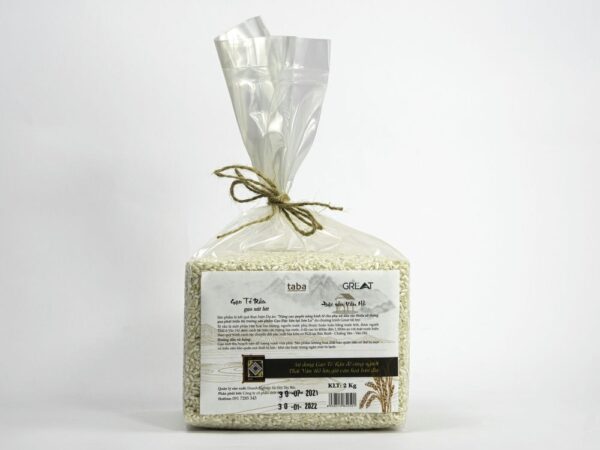 Organic Ruca Bearded Rice (White Brown Rice)