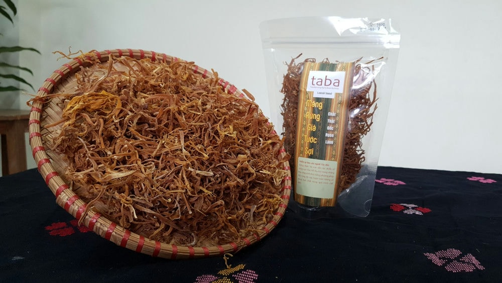 Măng rừng già tước sợi